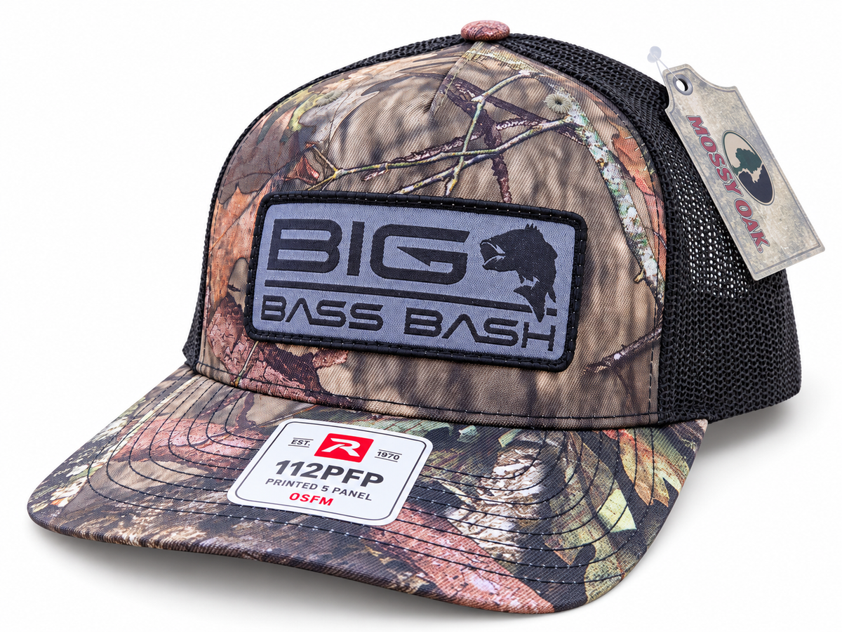 Richardson 112FP Trucker Cap - Camo/Black