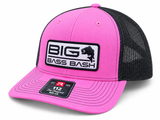 Richardson 112 Trucker Cap - Hot Pink/Black