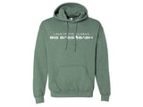 Gildan Hooded Sweatshirt - Heather Dark Green