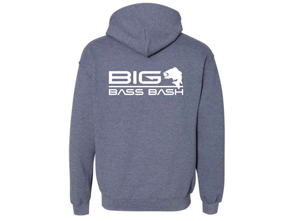 Gildan Hooded Sweatshirt - Heather Dark Navy