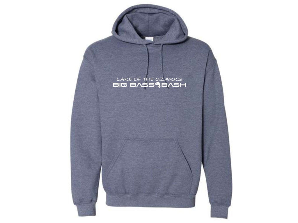 Gildan Hooded Sweatshirt - Heather Dark Navy