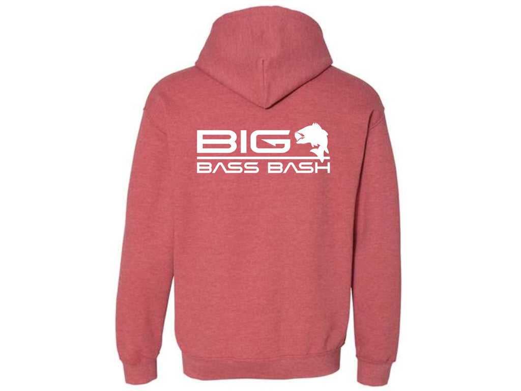 Gildan Hooded Sweatshirt - Heather Scarlet Red