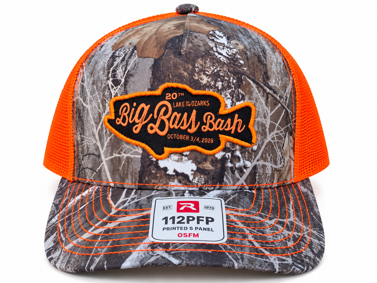 Richardson 112FP Trucker Cap - Big Bass Bash / 20th Anniversary