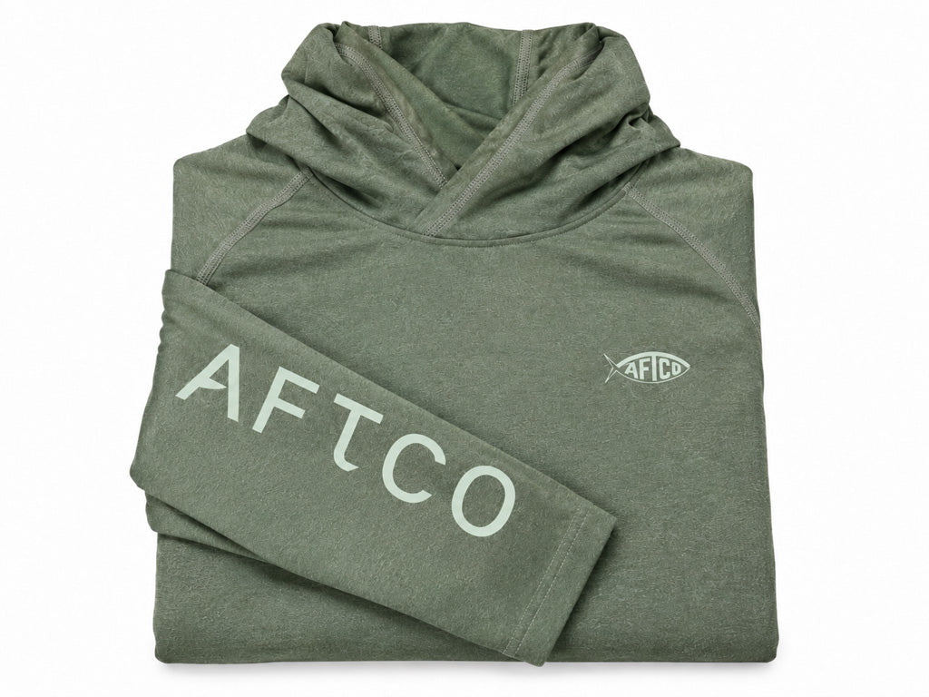 AFTCO/BIG BASS BASH Samurai Hoodie - Olive Heather
