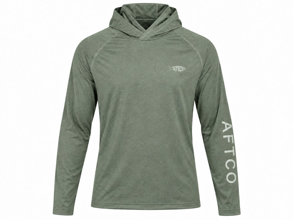 AFTCO/BIG BASS BASH Samurai Hoodie - Olive Heather