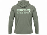 AFTCO/BIG BASS BASH Samurai Hoodie - Olive Heather