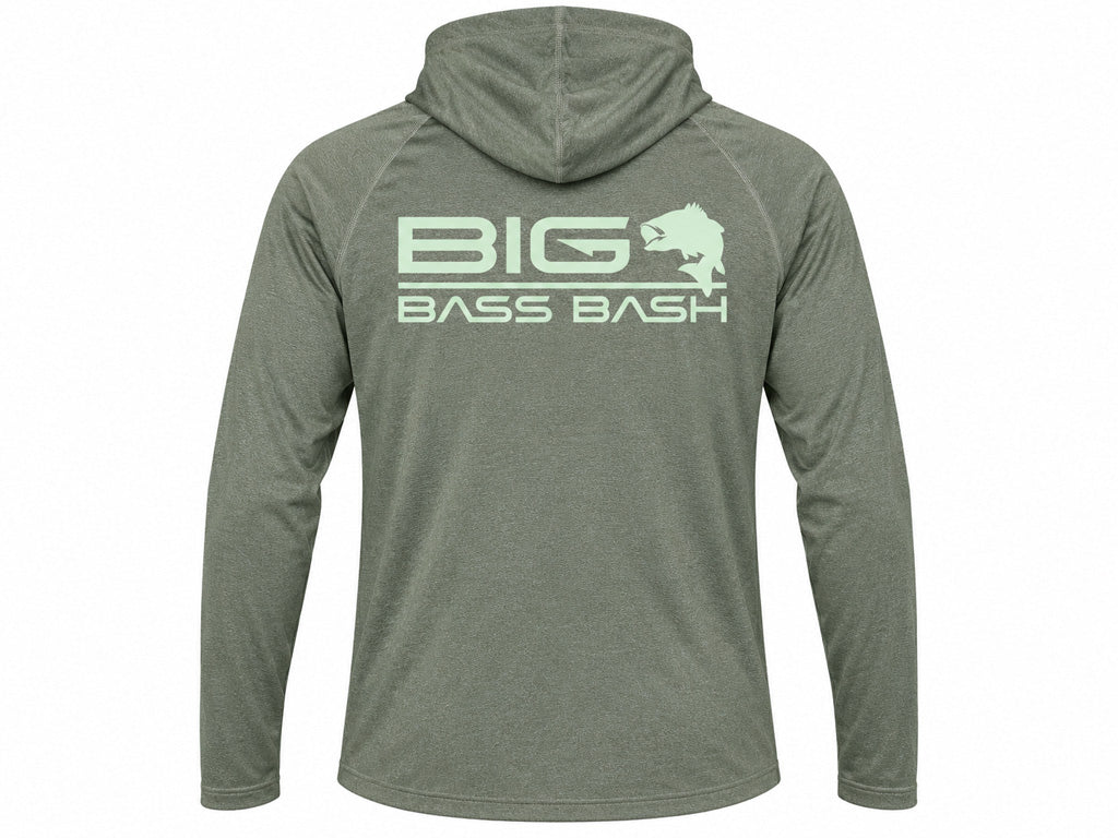 AFTCO/BIG BASS BASH Samurai Hoodie - Olive Heather