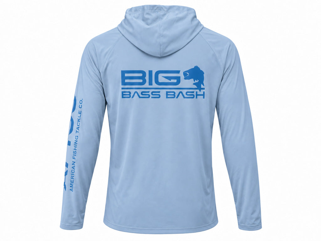 AFTCO/BIG BASS BASH Samurai Hoodie - Oyster Gray Heather