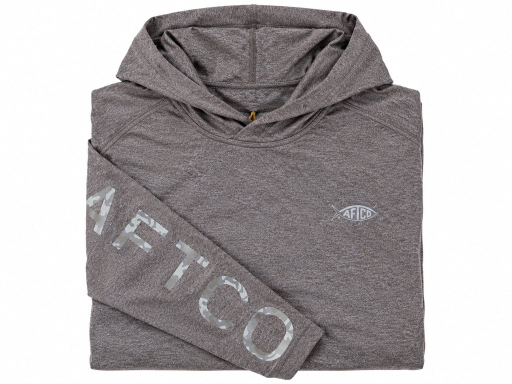 AFTCO/BIG BASS BASH Samurai Hoodie - Sepia Heather