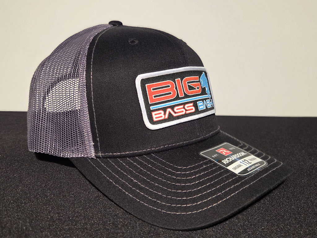 Richardson 112 Trucker Cap - Black/Charcoal