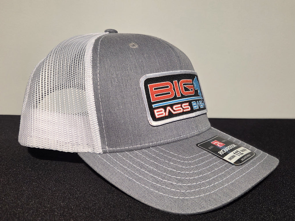 Richardson 112 Trucker Cap - Heather Grey/White