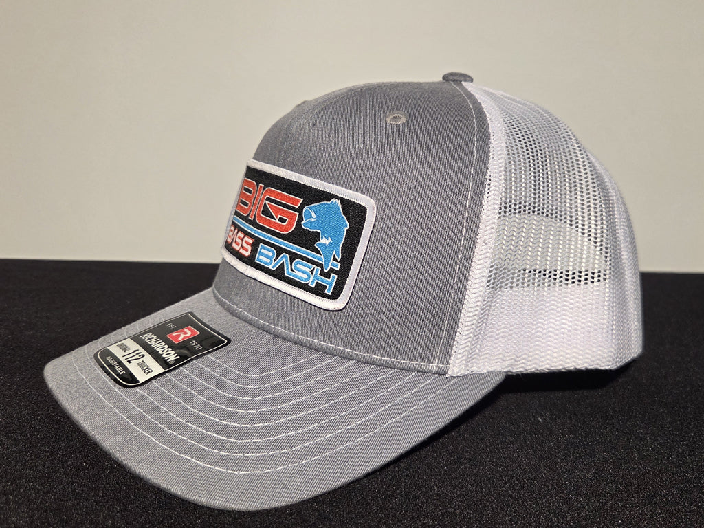 Richardson 112 Trucker Cap - Heather Grey/White