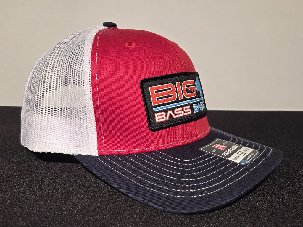 Richardson 112 Trucker Cap - Red/White/Navy