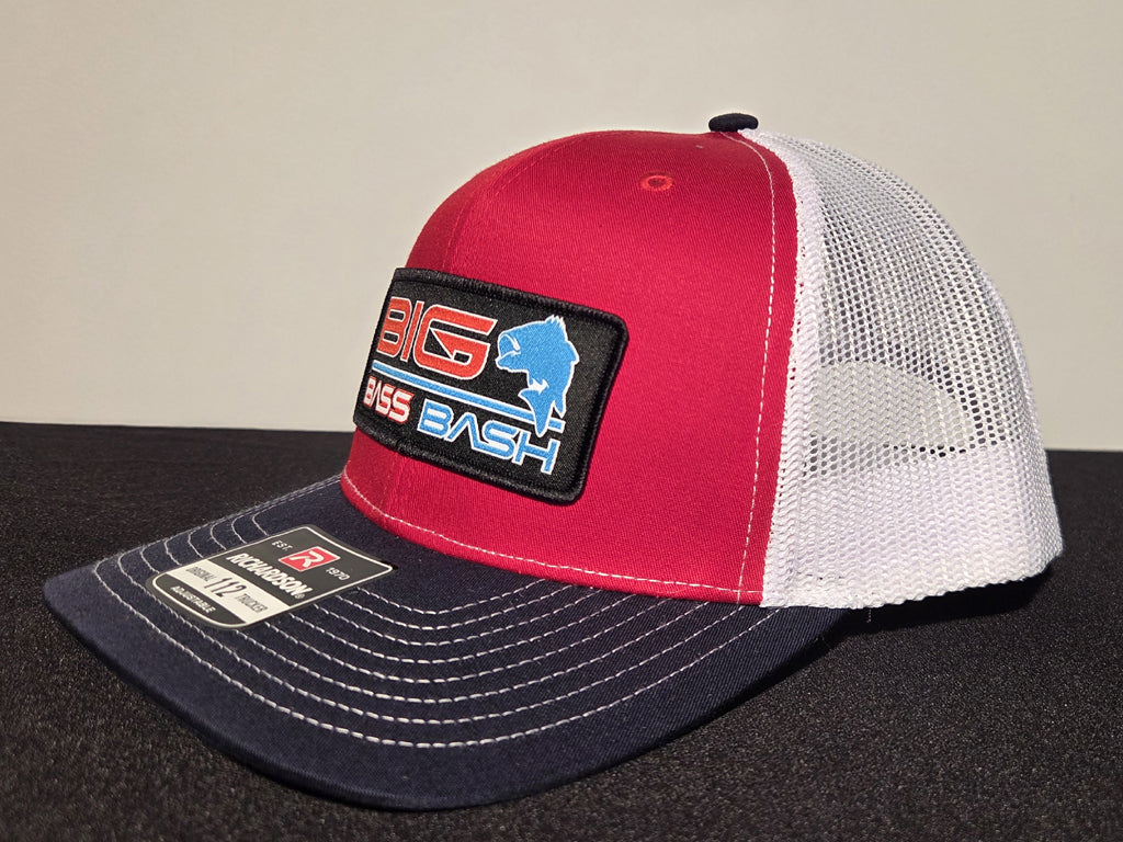 Richardson 112 Trucker Cap - Red/White/Navy