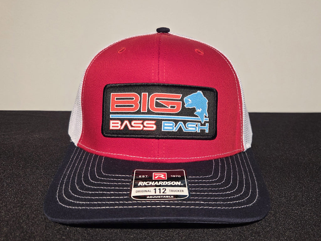 Richardson 112 Trucker Cap - Red/White/Navy