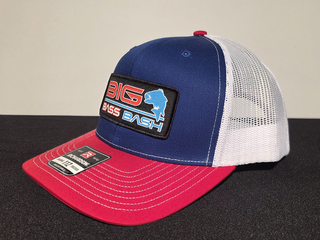 Richardson 112 Trucker Cap - Royal/White/Red