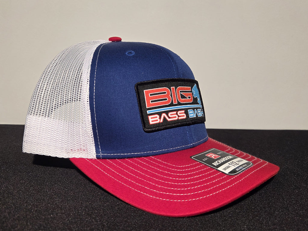 Richardson 112 Trucker Cap - Royal/White/Red