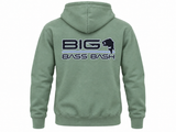 Gildan Hooded Sweatshirt - Military Green