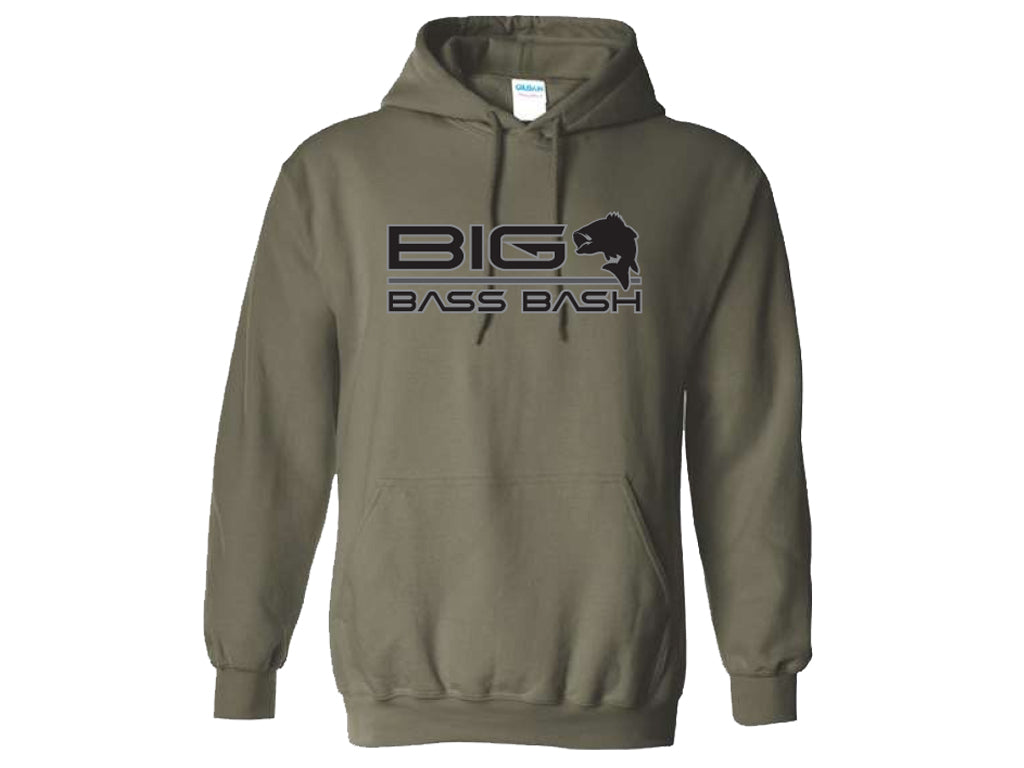 Gildan Hooded Sweatshirt - Military Green